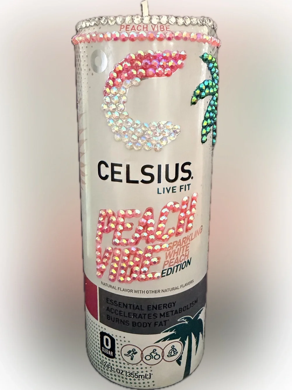 Celsius Peach Vibe CANdle